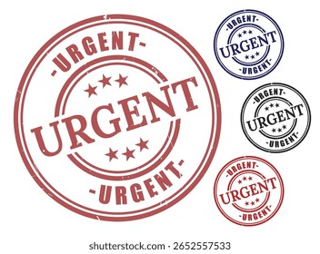 Importante selo de alerta Vetor Pack, estilo Grunge ícones de aviso urgente
