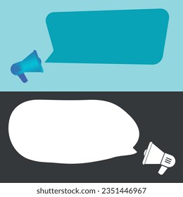 Ilustración de atención de advertencia de anuncio importante