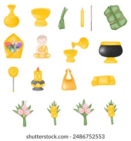 Important Buddhist religious days for Thai people and the general public.