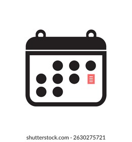 Important Date Calendar Icon. EPS10