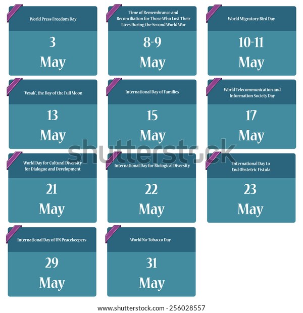 important dates in may