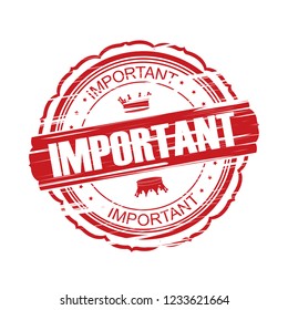 Important grunge Stamp.vector