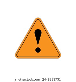 Icono importante. Signo de exclamación. Símbolo de atención - Plantilla con logotipo de Vector. 