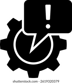 Important Icon Glyph Vector Illustration