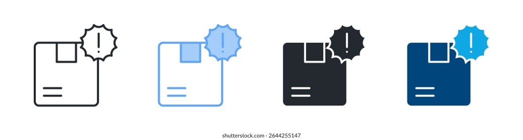 Important Icon Set Multiple Style. Design In Outline, Blue, Glyph, Dual Tone