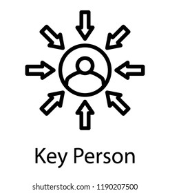 An important or key person in corporate setting