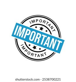 Important Letter Rubber Stamp Template