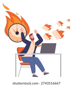 Important messages overload. Ineffective priority work plan