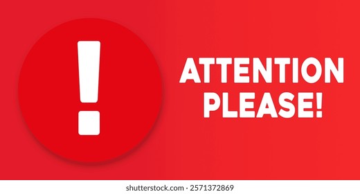 Important notice sign on yellow and red background with black and white text. Important information warning or alarm figure web vector illustration. Conceptual announcement notification pattern.