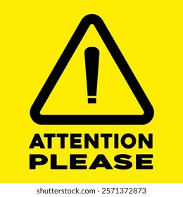 Important notice sign on yellow and red background with black and white text. Important information warning or alarm figure web vector illustration. Conceptual announcement notification pattern.