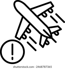 Important Notice Vector Line Icon Design