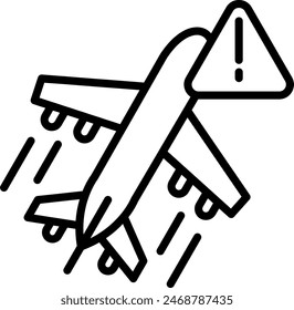 Important Notice Vector Line Icon Design