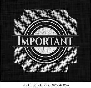 Important on blackboard