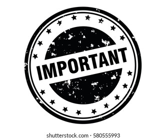  Important stamp.Sign.Seal. Logo design
