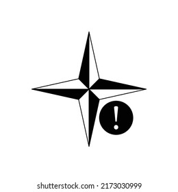 Important star bookmark icon design. vector illustration