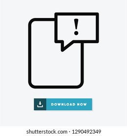 Important vector icon