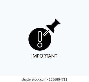 Important Vector, Icon Or Logo Sign Symbol Illustration
