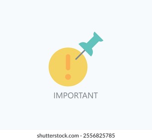 Important Vector, Icon Or Logo Sign Symbol Illustration