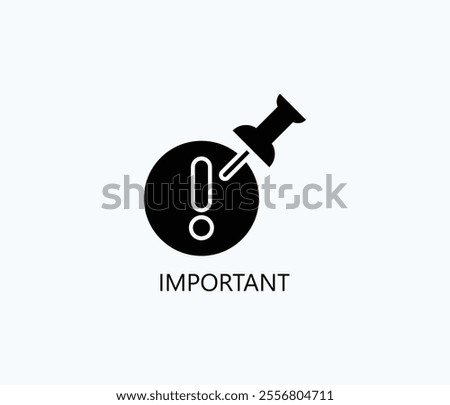Important Vector, Icon Or Logo Sign Symbol Illustration