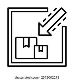Importation Icon Element For Design