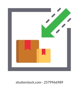 Importation Icon Element For Design