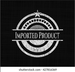 Imported Product with chalkboard texture
