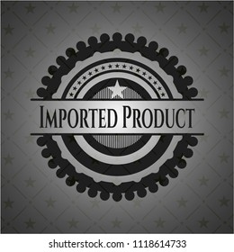 Imported Product dark emblem