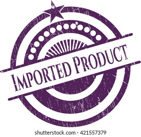 Imported Product rubber stamp