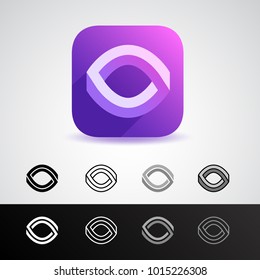Impossible Ellipse Icon / Logo