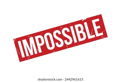 Impossible Rubber Stamp Seal Vector