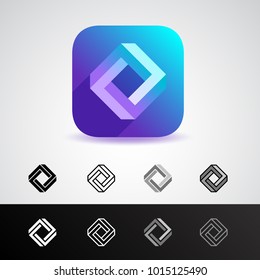 Impossible Square Icon / Logo