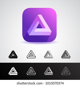 Impossible Triangle Icon / Logo