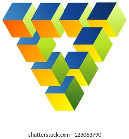 Impossible triangle sign