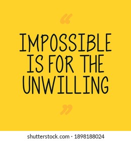 Impossible Unwilling Stock Vector (Royalty Free) 1898188024 | Shutterstock