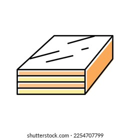 impreg Holz Farbe Symbol Vektorgrafik. impreg hölzernes Schild. einzelne Symbolillustration