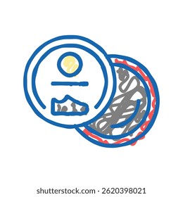 impregnation shoe care doodle icon sketch vector. impregnation shoe care sign. isolated symbol illustration