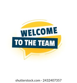 impress your new team members with creative welcome banner vector