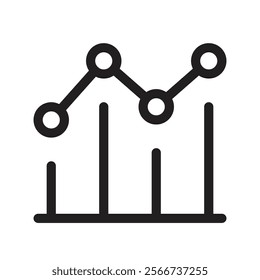 Impression Analytic Icon. Vector Files And Editable Strokes