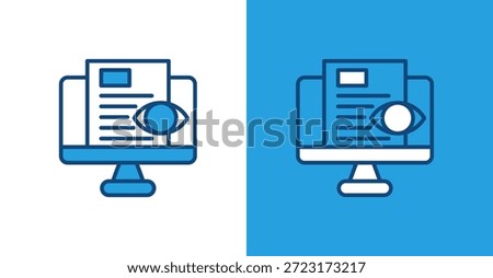 Impression Color Outline, with light and dark background