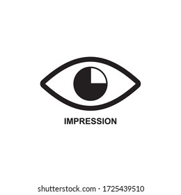 IMPRESSION ICON , OPINION ICON VECTOR