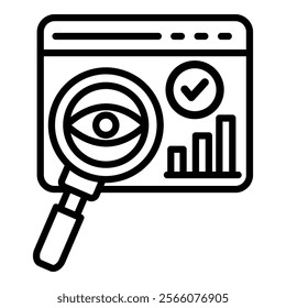 Impression Rate Icon Element For Design