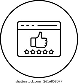 Impression Rate vector icon. Can be used for printing, mobile and web applications.