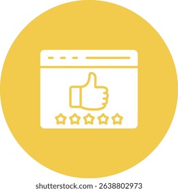 Impression Rate vector icon. Can be used for printing, mobile and web applications.