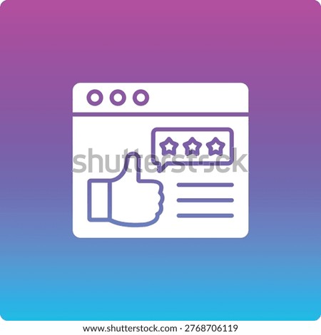 Impression Rate vector icon. Can be used for printing, mobile and web applications.