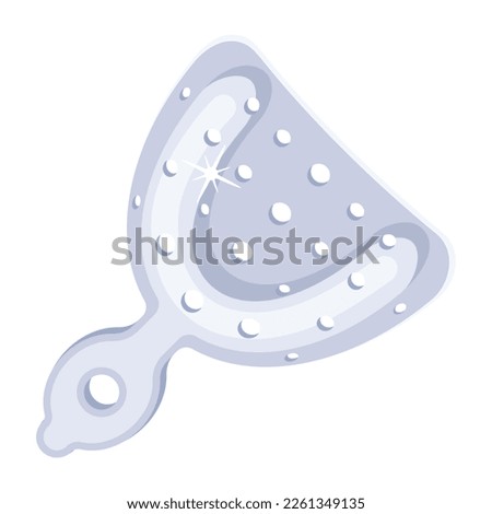 Impression tray 2d icon design 