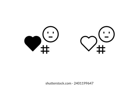 Impressions icon design with white background stock illustration