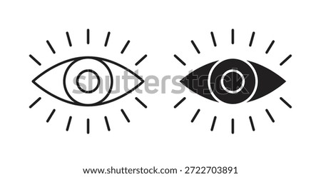 Impressions icon isolated vector Illustration. Vector pictogram for web and app