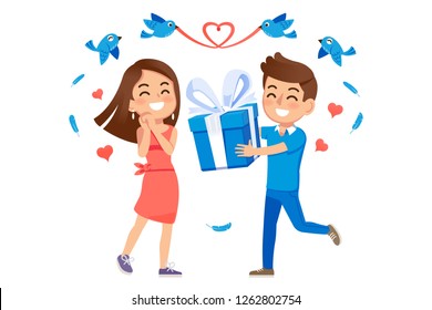 Impressions at a young age. Give gifts to your loved ones at special moments. Make relationships love with Internet technology. (Blue bird is mean email). 