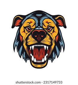 Impressive Bulldog illustration, showcasing fierce determination and resilience. Ideal for businesses and organizations seeking a strong and memorable logo design