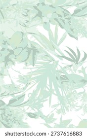  impressive design that combines eye-catching floral motifs. Large flowers and leaves in black, gray and beige tones, accompanied by curved branches, create a watercolor look Seamless watercolor floral trendy chic pattern for surface print. High quality illustration. Luxury sophisticated graphic design. Emotional tender romantic feeling. Paint wash bleeds in paper.